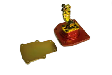 Qwik Stik Shifter TKO 500/600 Mid-shift 2" Left Straight Up - .500" FWD No Stops with cover plate